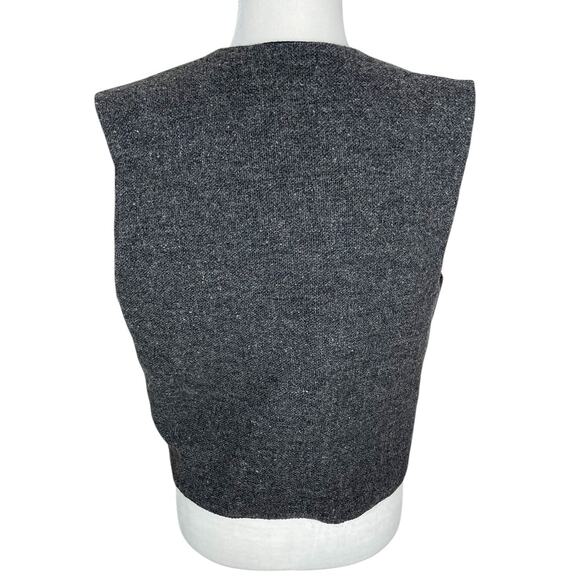 Unbranded Wool Vest Reversible Tapestry Embroidered Aztec Tribal Boho Sz Large - Picture 8 of 12